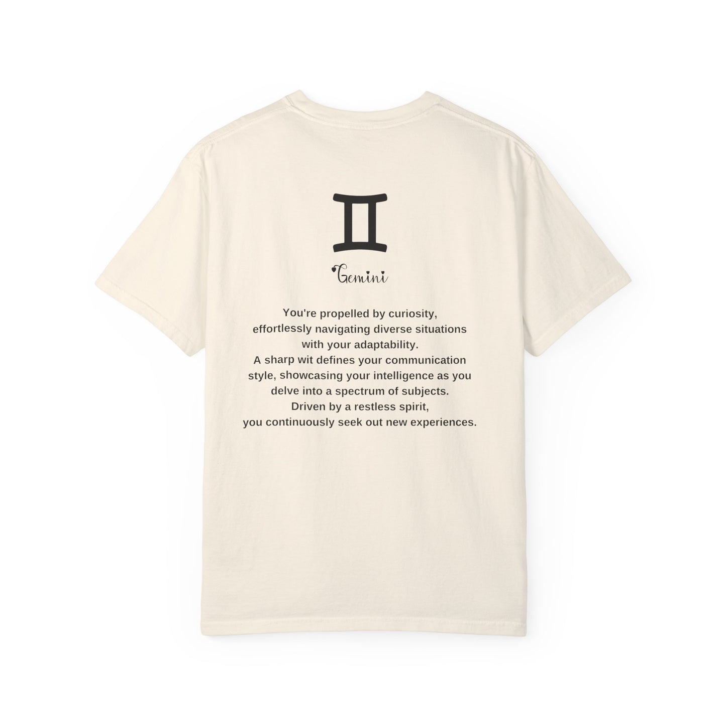 Gemini Zodiac Sign Comfort Colors T-Shirt