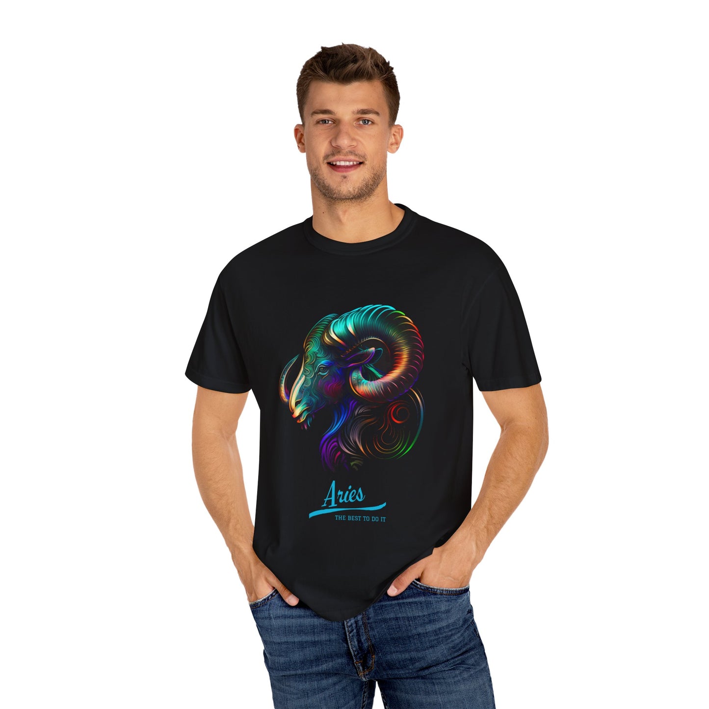 Fantasy Aries Zodiac Sign Comfort Colors T-Shirt 2.0