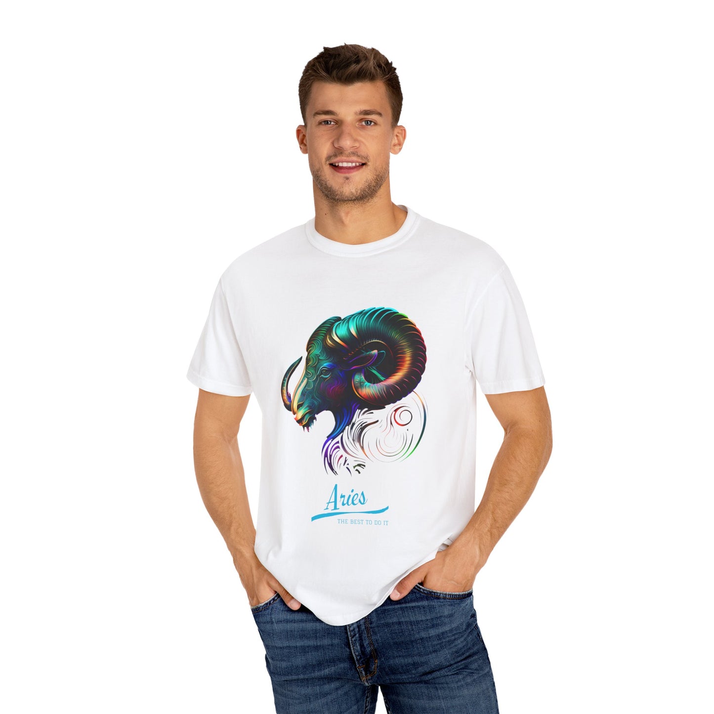 Fantasy Aries Zodiac Sign Comfort Colors T-Shirt 2.0