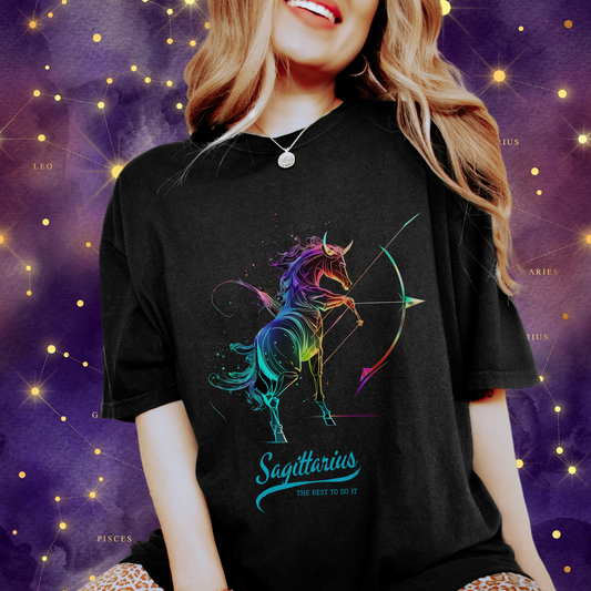 Fantasy Sagittarius Zodiac Sign Comfort Colors T-Shirt 2.0