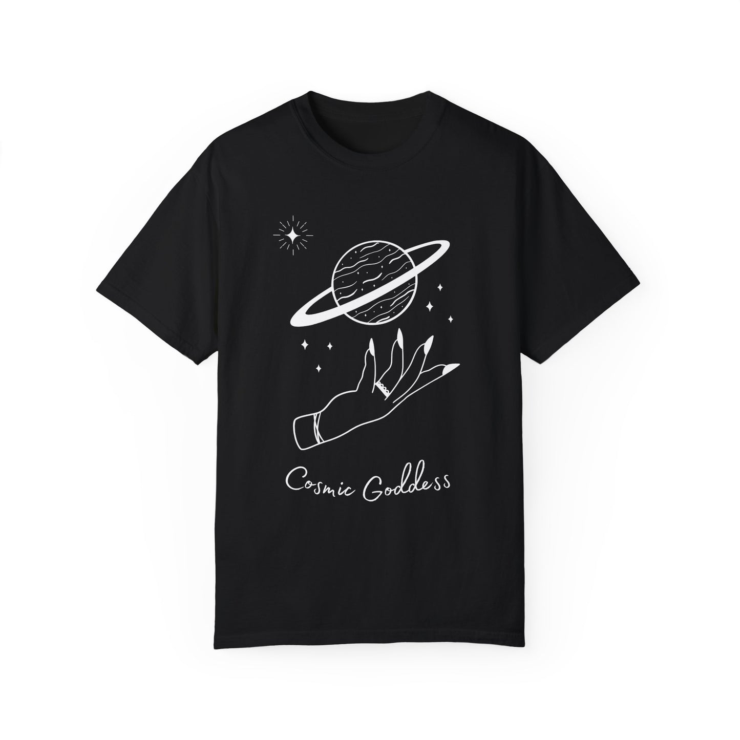 Cosmic Goddess Comfort Colors T-Shirt White