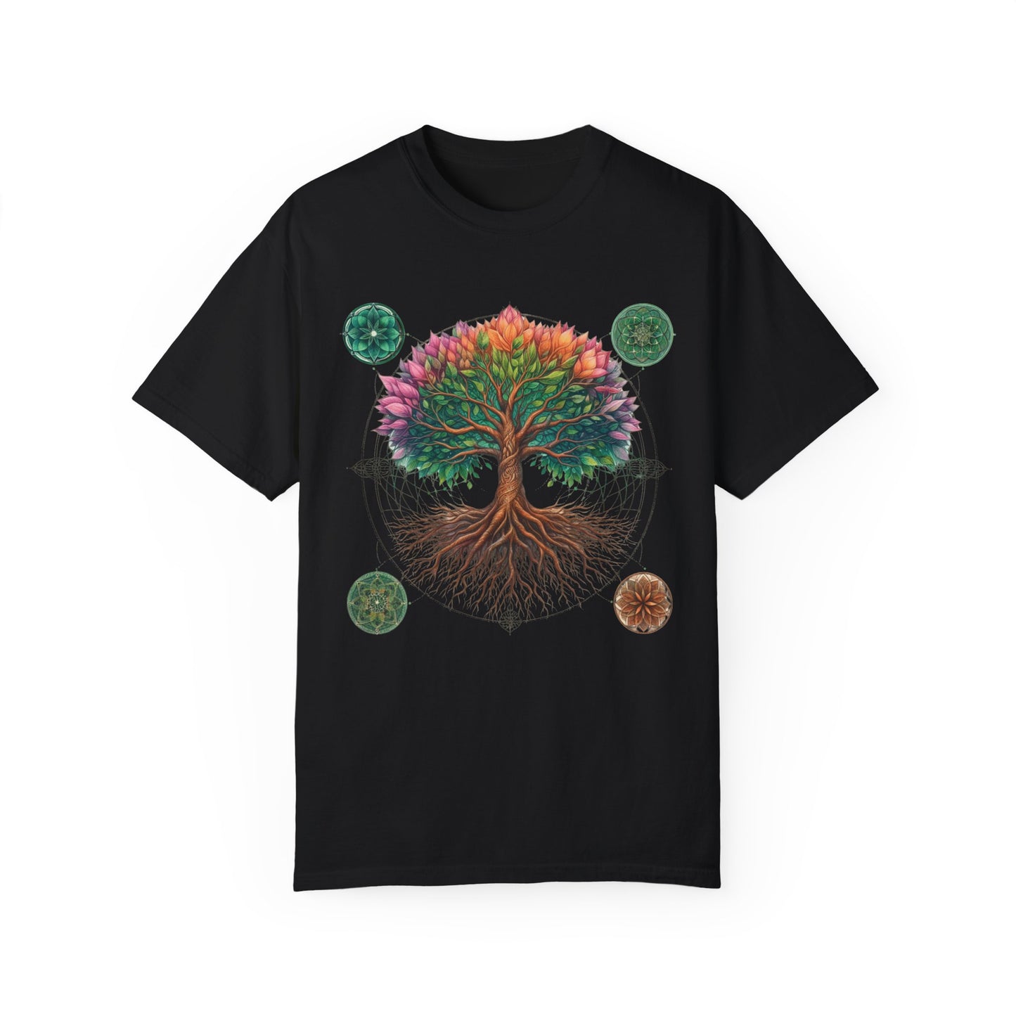 Sacred Tree Sacred Geometry Comfort Colors T-Shirt