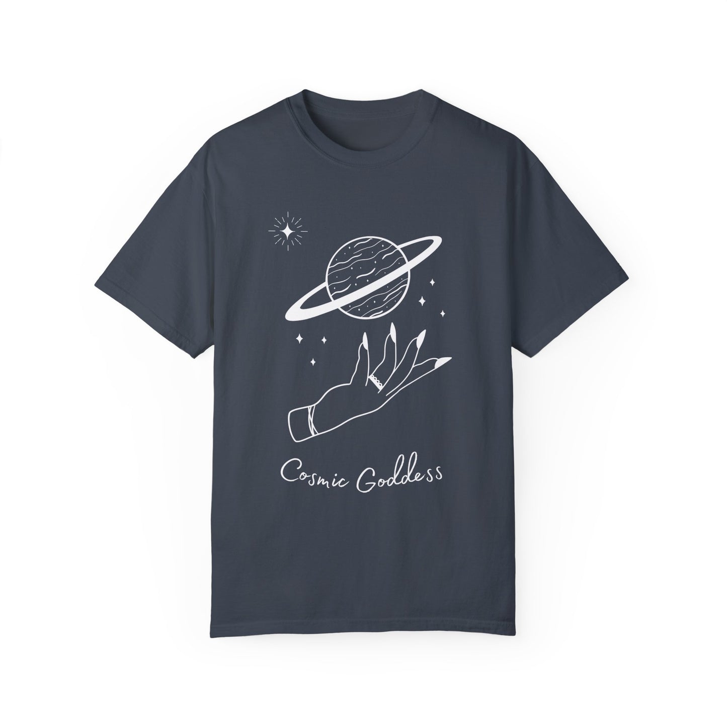 Cosmic Goddess Comfort Colors T-Shirt White