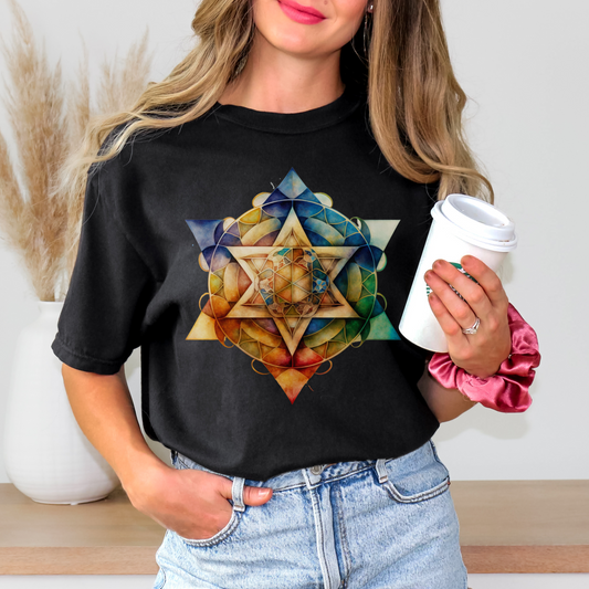 Sacred Geometry Comfort Colors T-Shirt