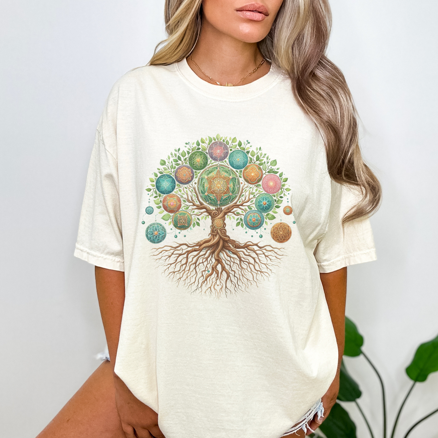 Sacred Geometry Comfort Color T-Shirt