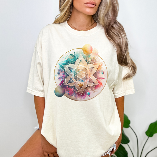 Sacred Geometry Comfort Colors T-Shirt