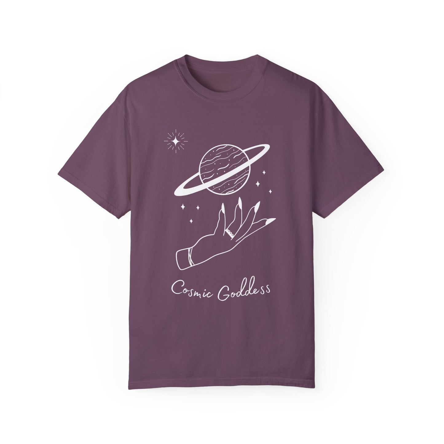 Cosmic Goddess Comfort Colors T-Shirt White