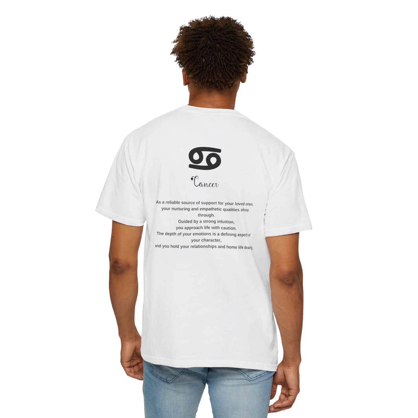 Cancer Zodiac Sign Comfort Colors T-Shirt