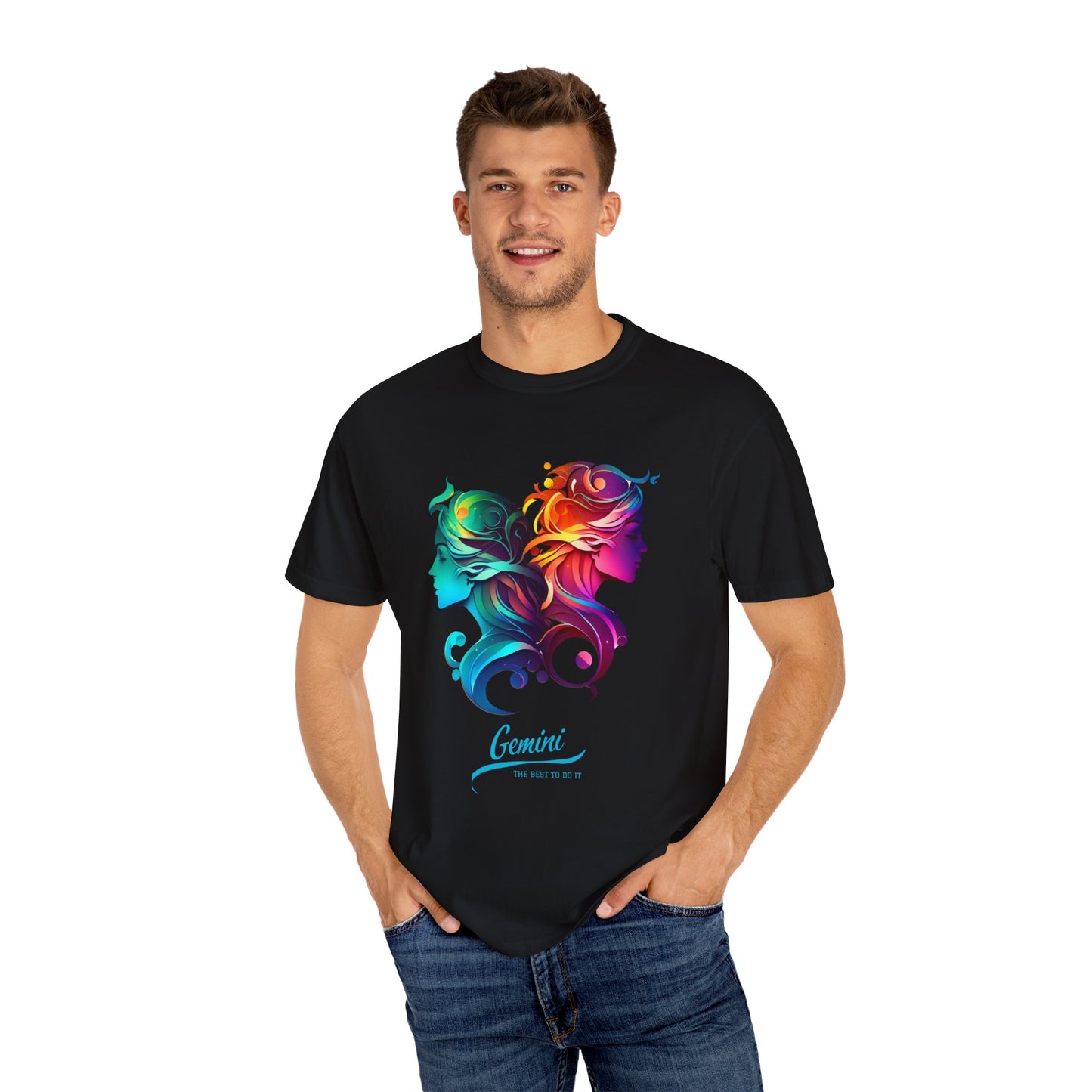 Fantasy Gemini Zodiac Sign Comfort Colors T-Shirt 2.0