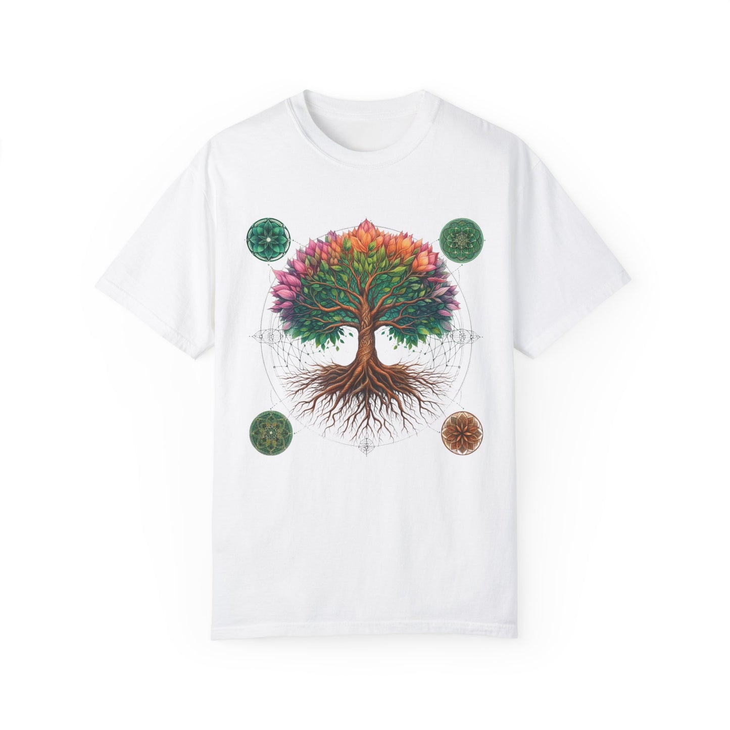 Sacred Tree Sacred Geometry Comfort Colors T-Shirt