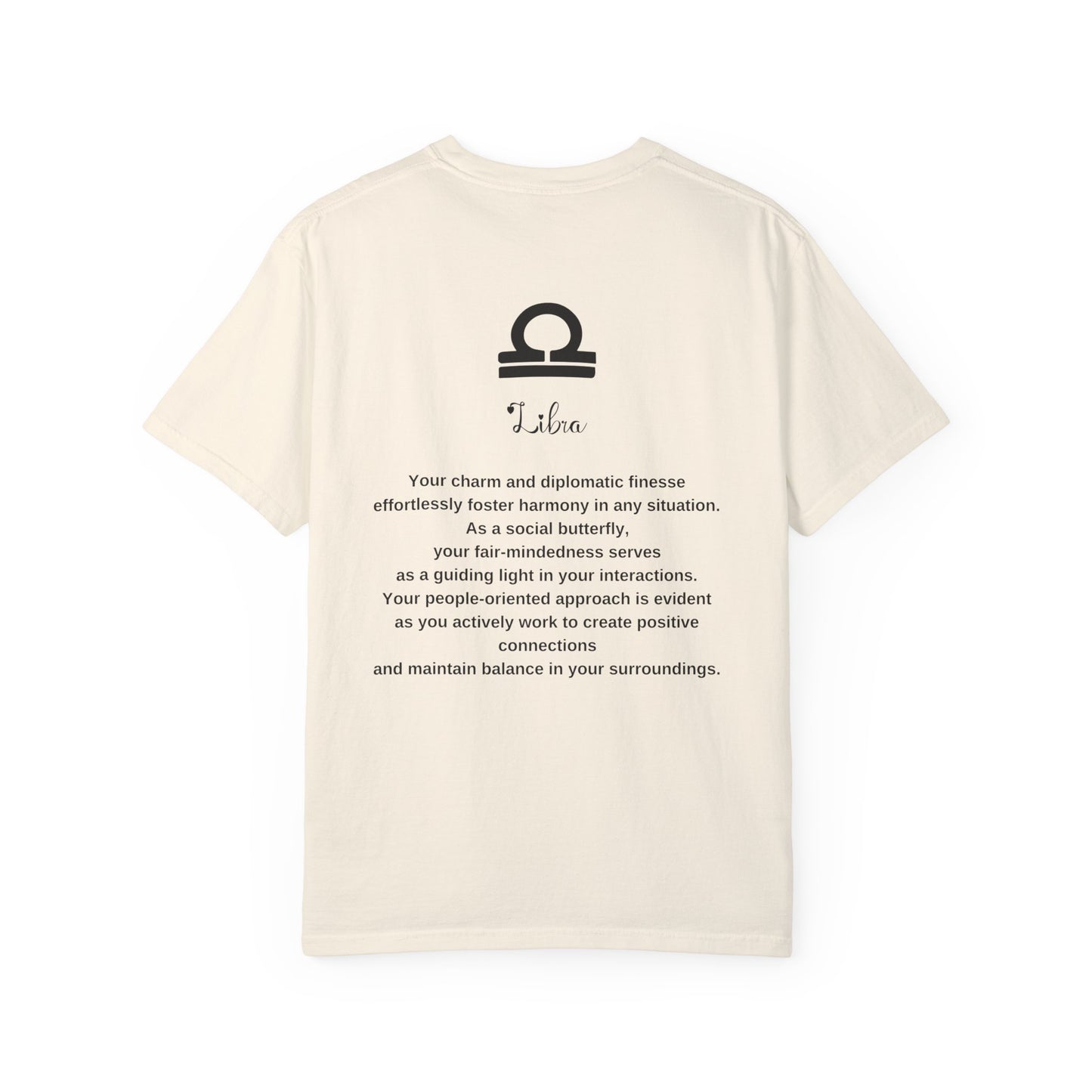 Libra Zodiac Sign Comfort Colors T-Shirt