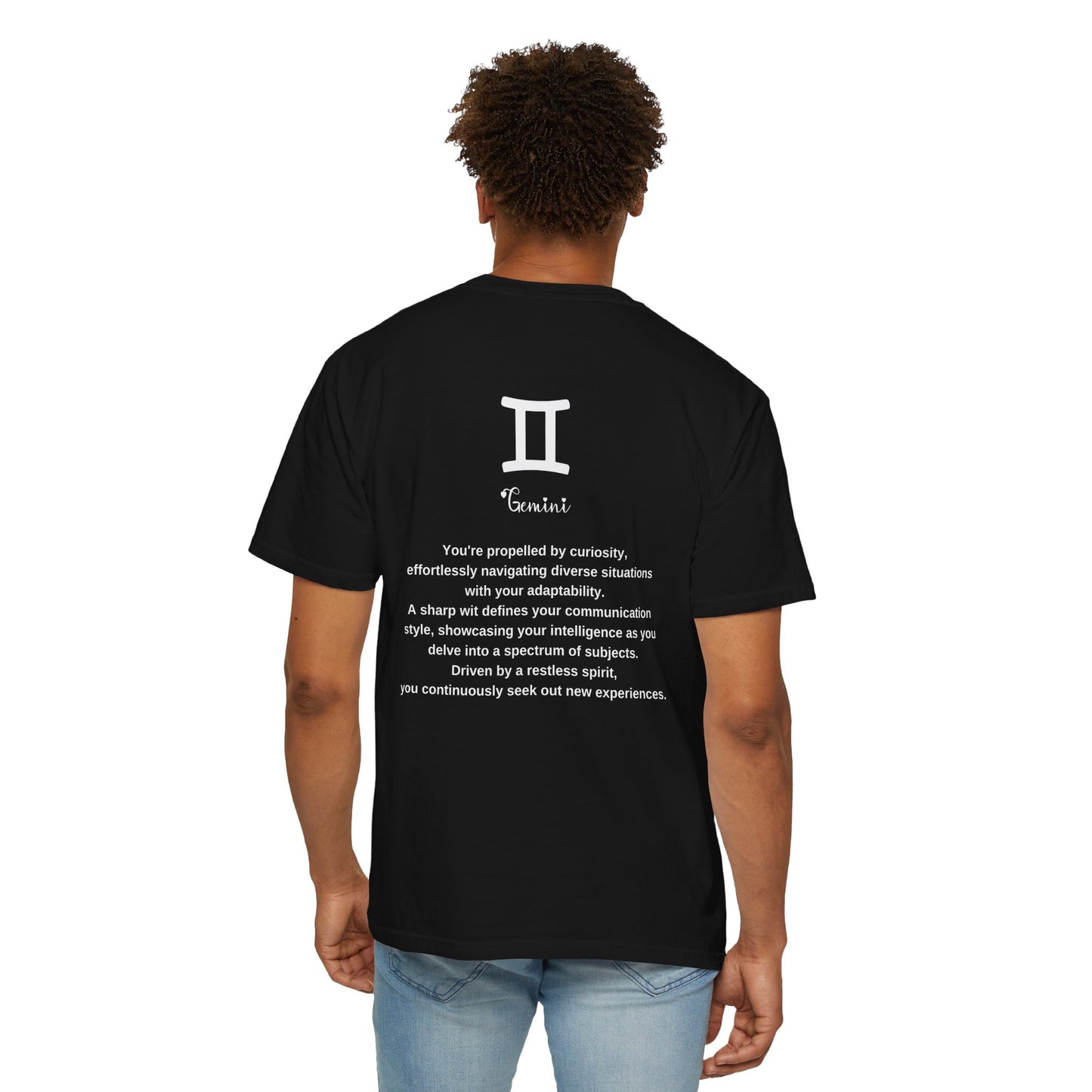 Gemini Zodiac Sign Comfort Colors T-Shirt