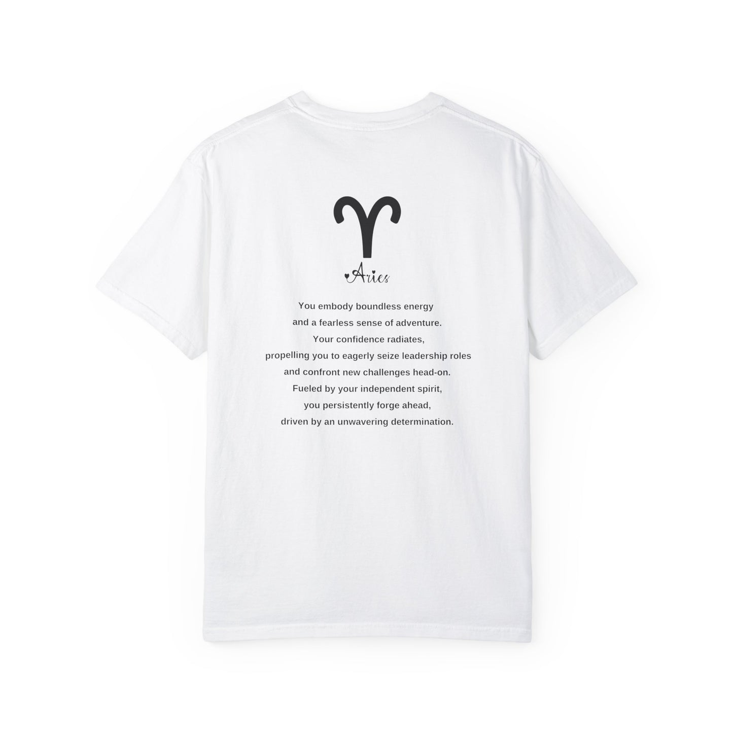 Aries Zodiac Sign Comfort Colors T-Shirt