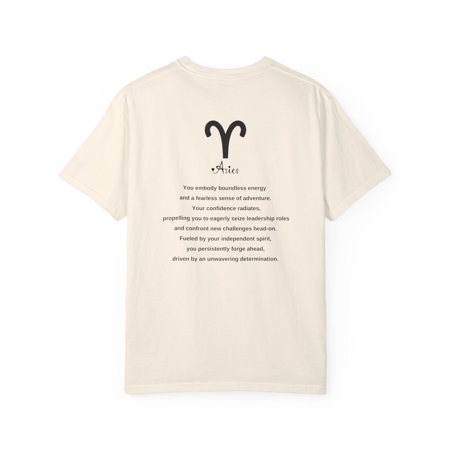 Aries Zodiac Sign Comfort Colors T-Shirt