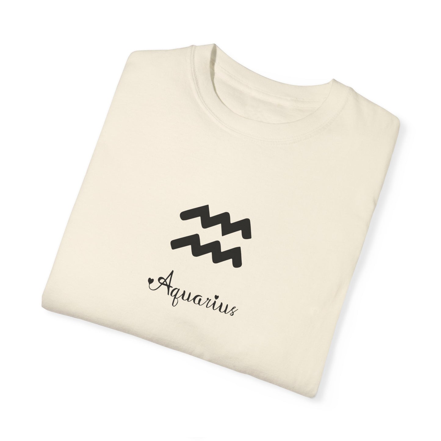 Aquarius Zodiac Sign Comfort Colors T-Shirt