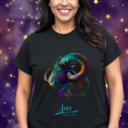 Fantasy Aries Zodiac Sign Comfort Colors T-Shirt 2.0