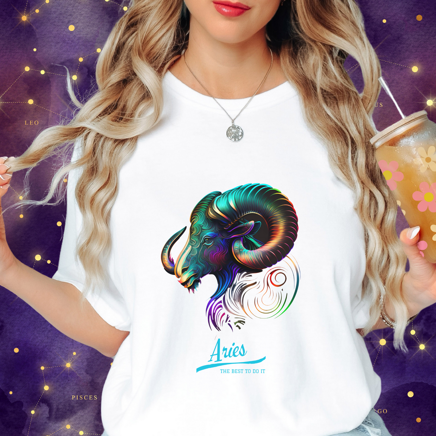 Fantasy Aries Zodiac Sign Comfort Colors T-Shirt 2.0