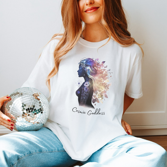 Cosmic Goddess - Comfort Colors T-shirt