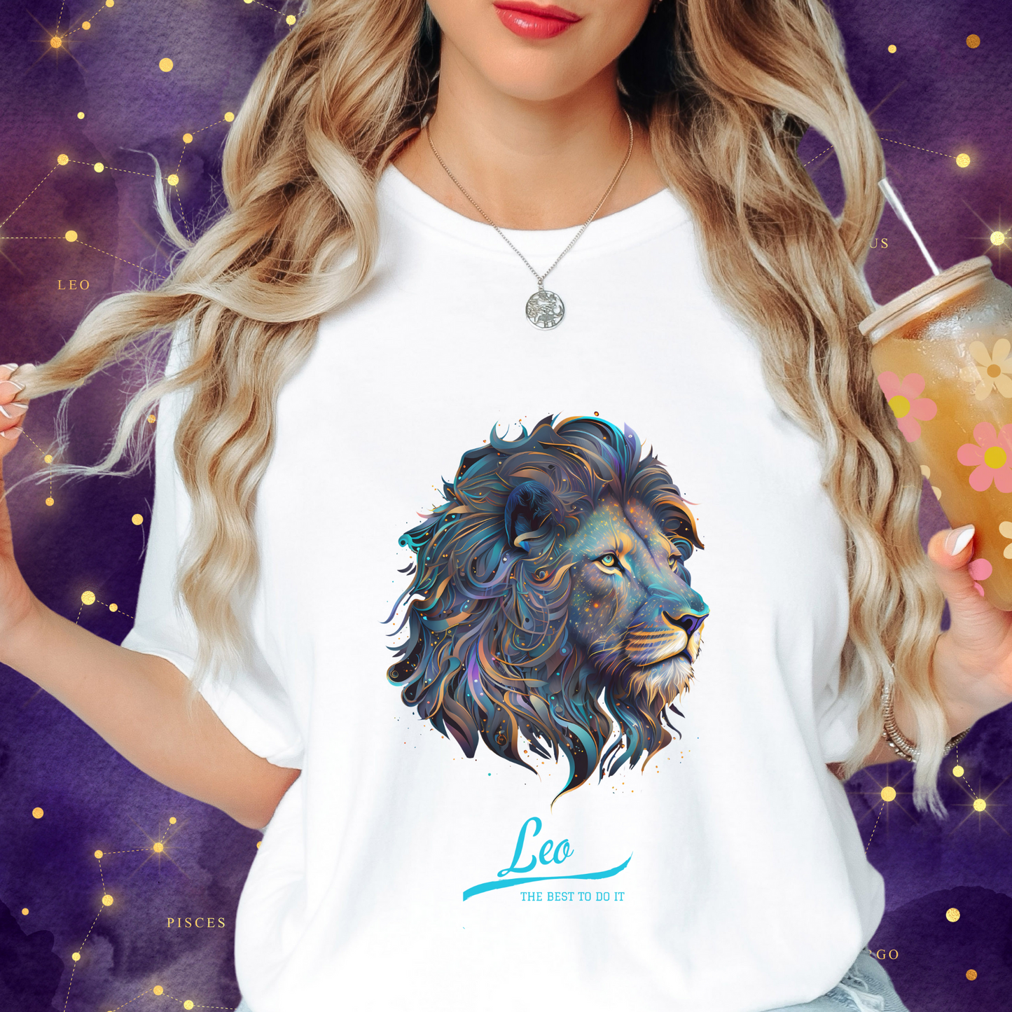 Fantasy Leo Zodiac Sign Comfort Colors T-Shirt 2.0