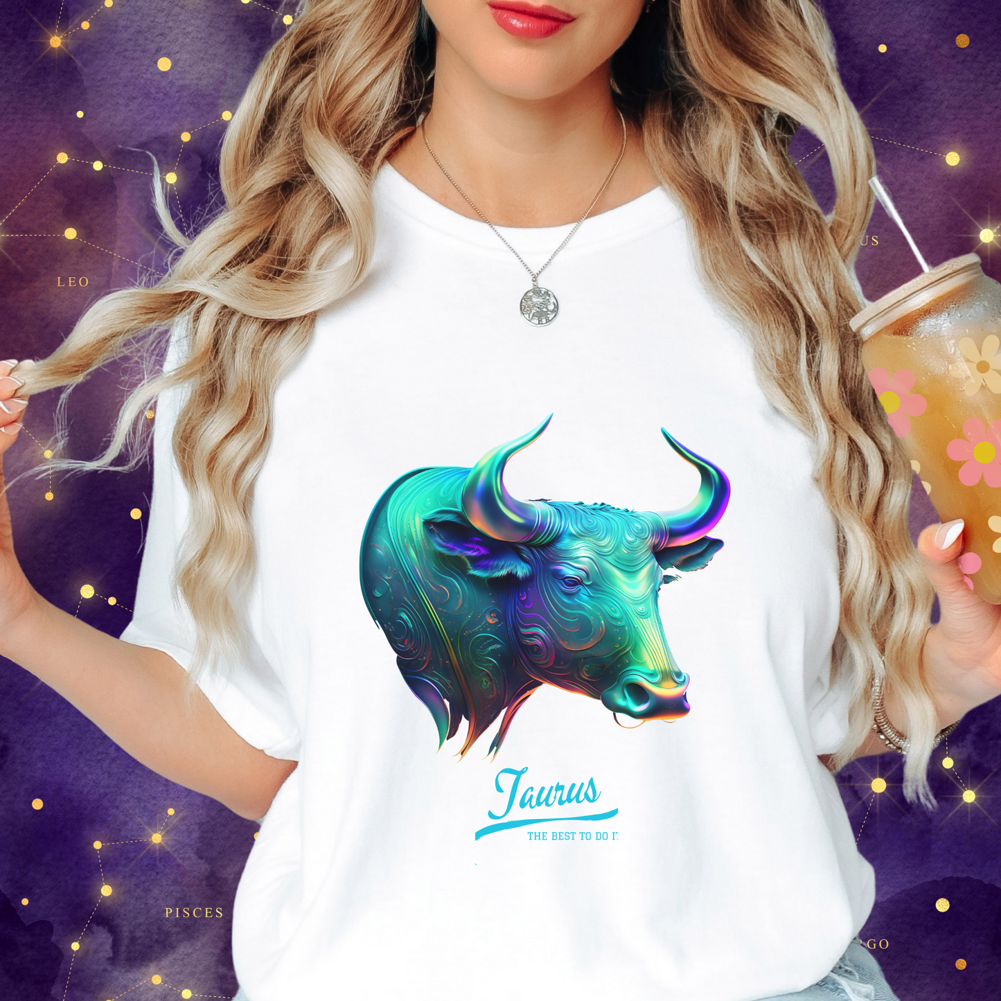 Fantasy Taurus Zodiac Sign Comfort Colors T-Shirt 2.0