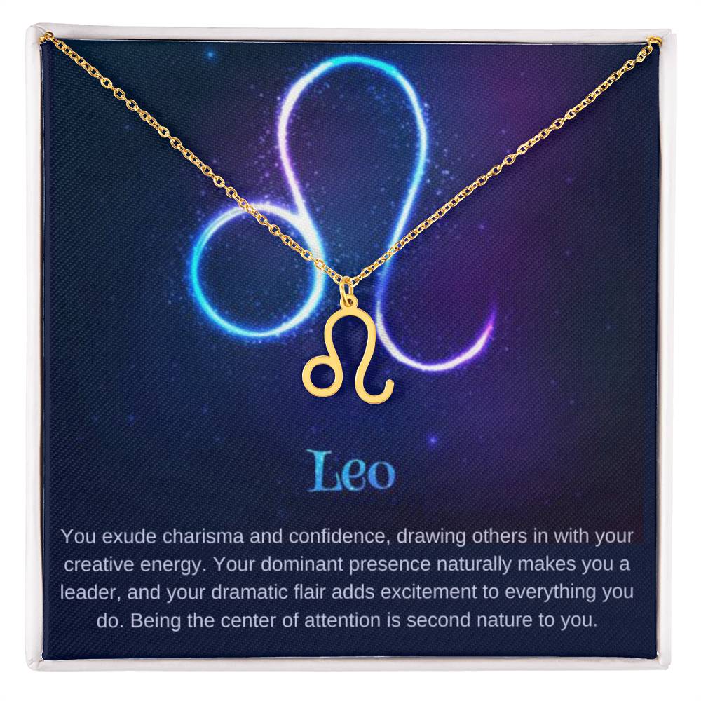 Leo Zodiac Sign Necklace